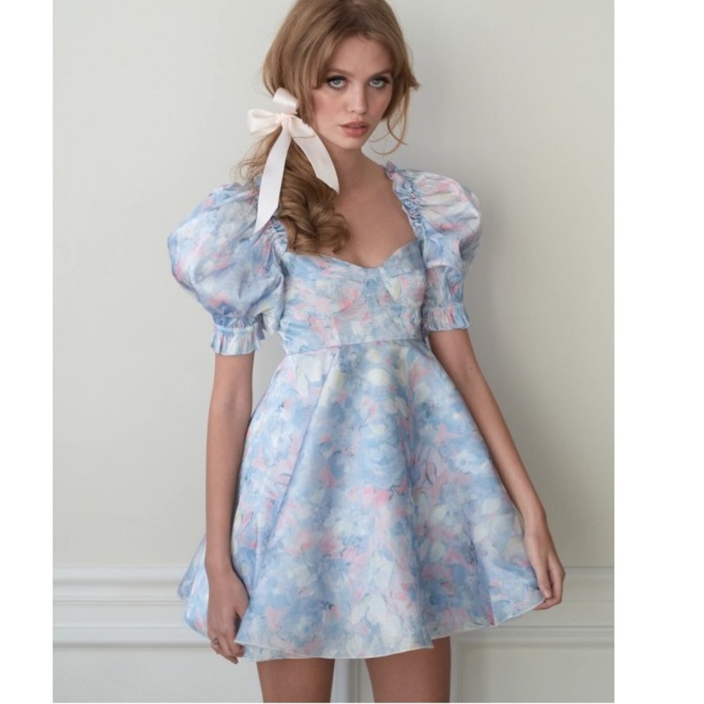 NWT Selkie Monet pastel blue parliament dress